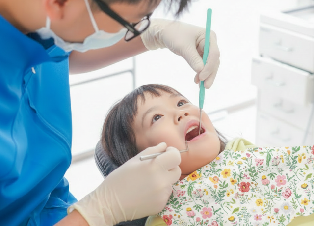 治療を受ける子供